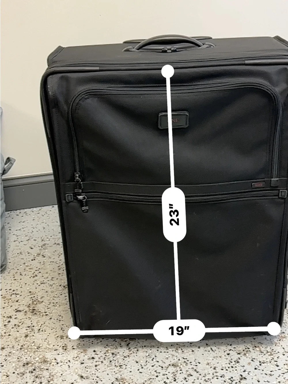 Tumi Black Rolling Garment Bag for Men